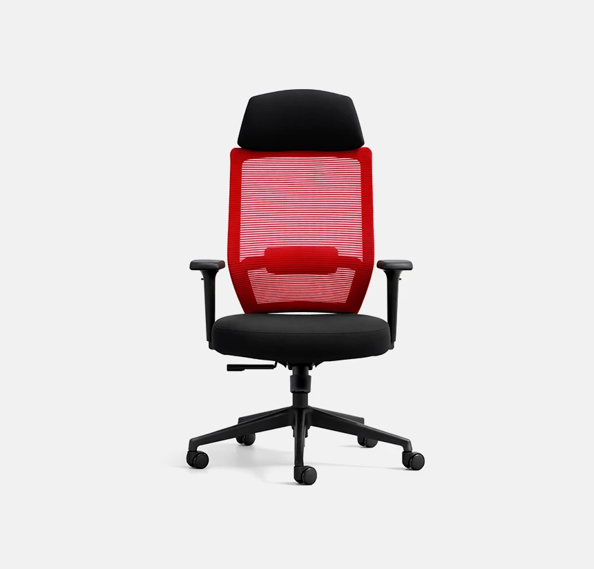 Evolt High Back Ergonomic Task Chair - Black & Red Evolt High Back Ergonomic Task Chair - Black & Red