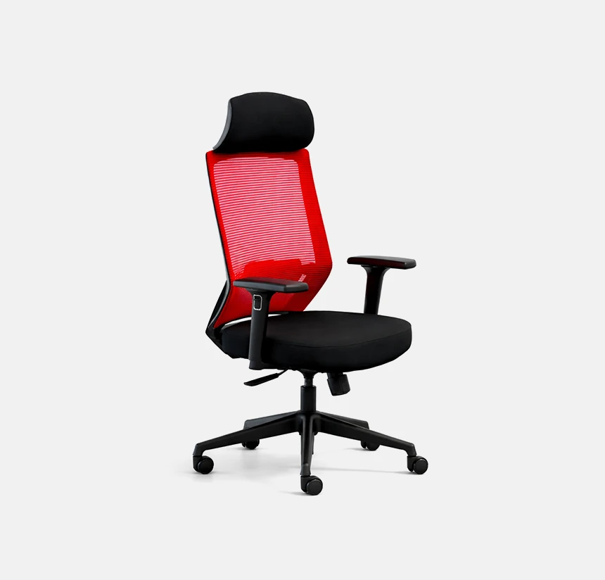 Evolt High Back Ergonomic Task Chair - Black & Red Evolt High Back Ergonomic Task Chair - Black & Red
