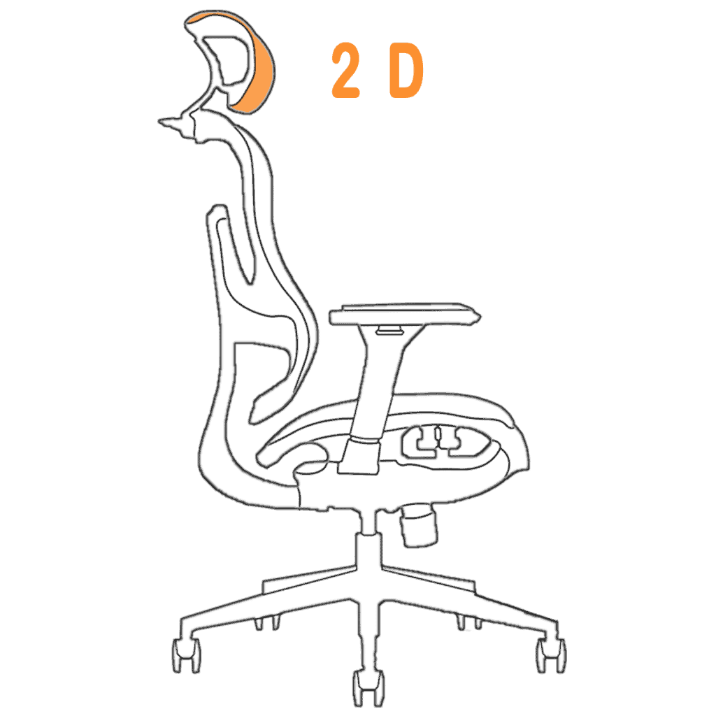 Optron High Back Ergonomic Office Chair Grey BOSQ