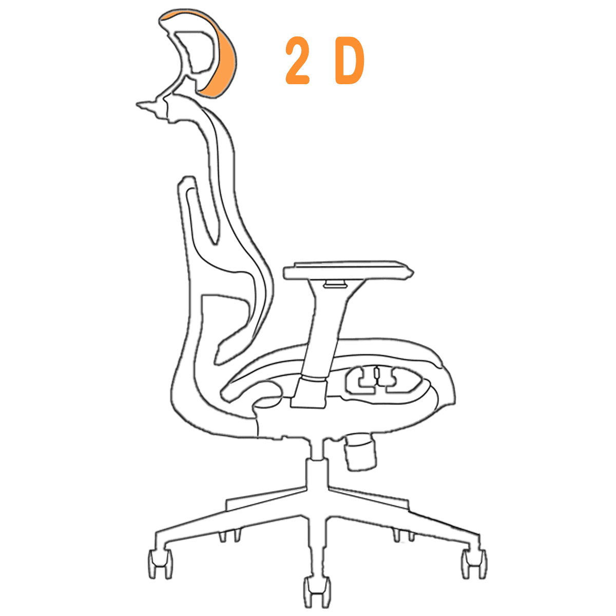 VEGA High Back Ergonomic office chair BOSQ