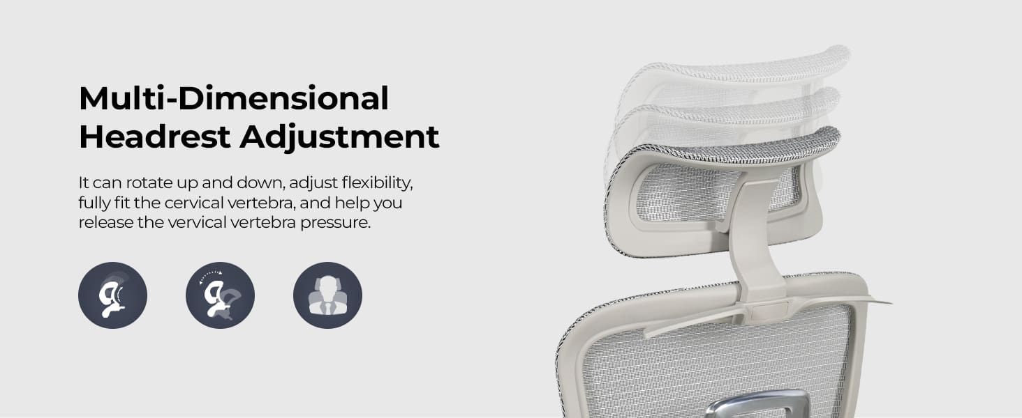 Optron – Mesh High Back Ergonomic Office Chair – Bosq - BOSQ