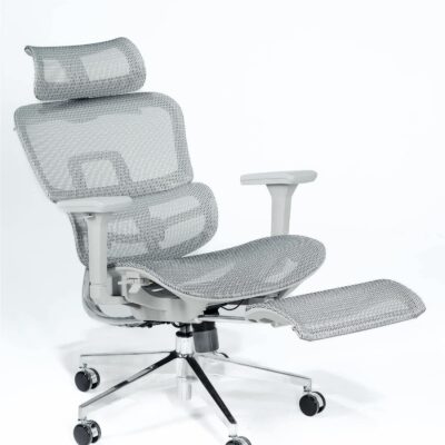 Optron – Fleximesh High Back Ergonomic Office Chair Grey | Bosq