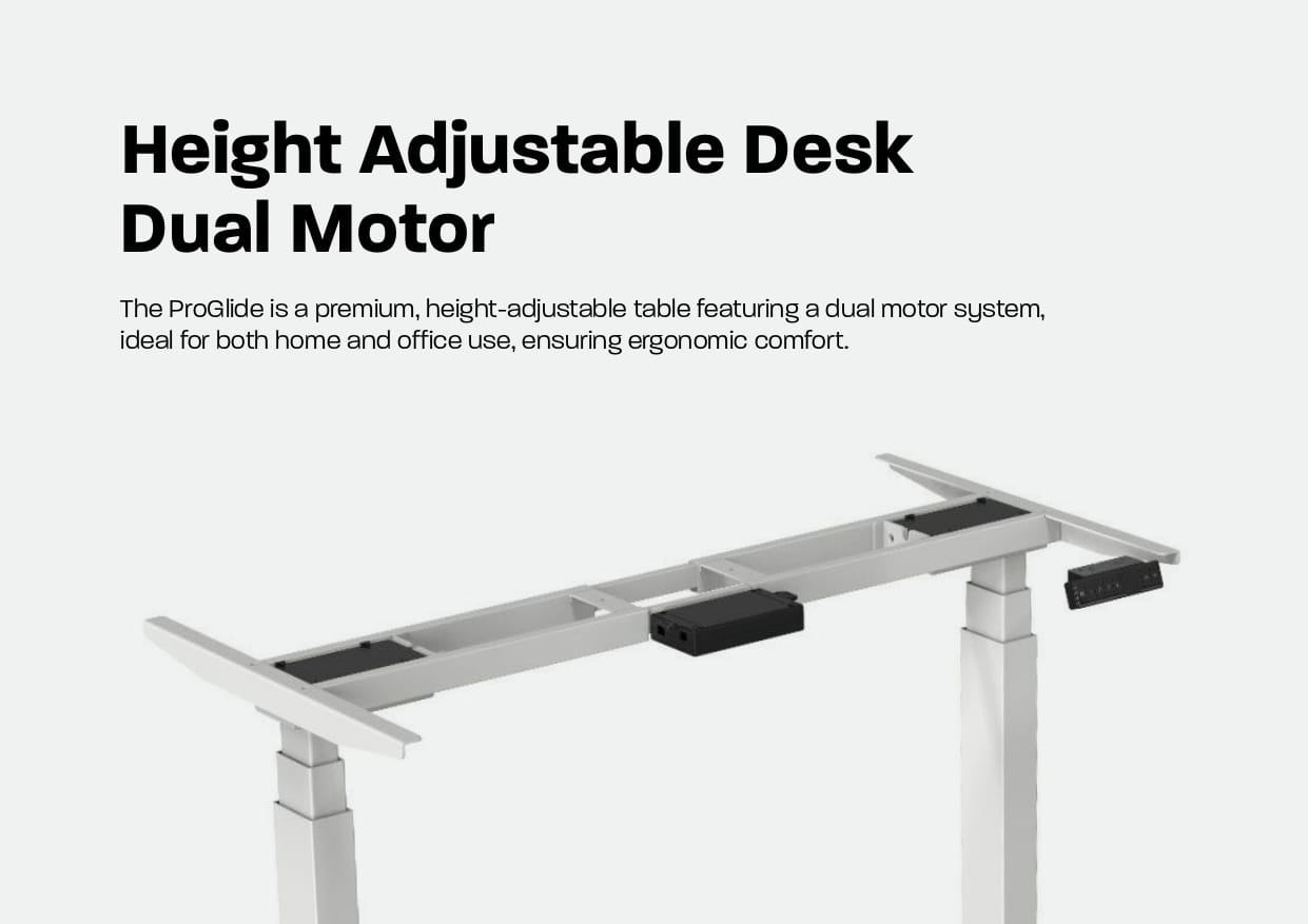 Height adjustable smart standing desk premium quality dubai, UAE
