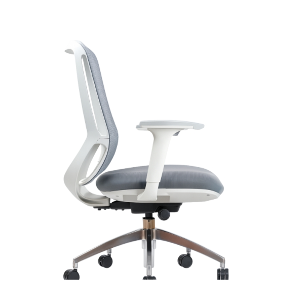 Onyx Mid Back Ergonomic  Office Chair White
