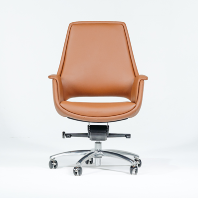 Ace Mid Back Leather Executive Chair | Bosq