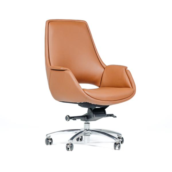 Ace Mid Back Leather Executive Chair | Bosq