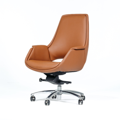 Ace Mid Back Leather Executive Chair | Bosq