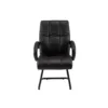 Leather Chairs, Meeting Chairs, Office Chairs, Visitor Chairs Relo Low Back Executive Chair | BOSQ