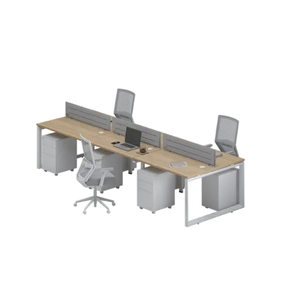 Zenx Series Cluster Of 6 X 120 – Face To Face Workstation