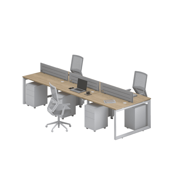 Zenx Series Cluster Of 6 X 120 – Face To Face Workstation