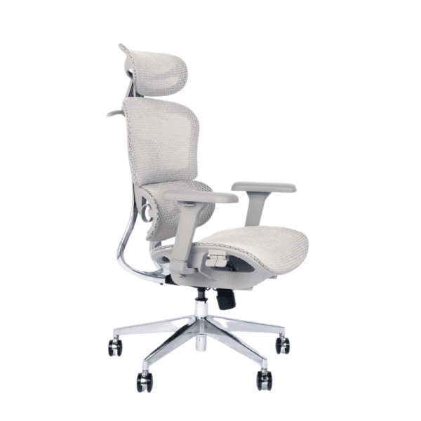 Optron – Fleximesh High Back Ergonomic Office Chair Grey | Bosq