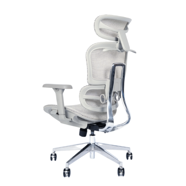 Optron – Fleximesh High Back Ergonomic Office Chair Grey | Bosq