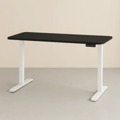 Height adjustable desk white&grey