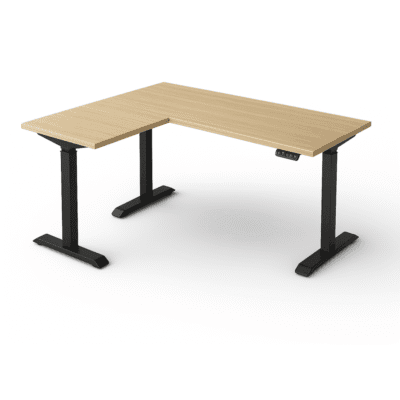 Pro Glide L Shaped Height Adjustable Desk – Bosq