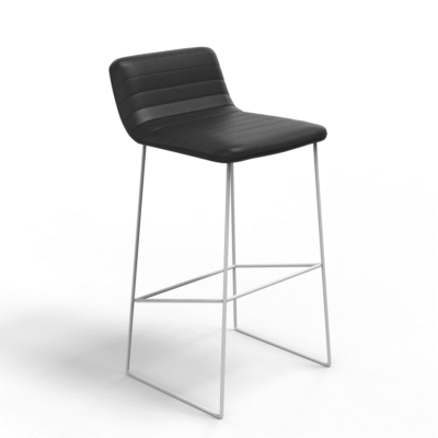Modern Minimalist Black Bar Stool