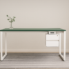 Float 2 Tier Hanging Pedestal Modern Under-desk Storage With Lock