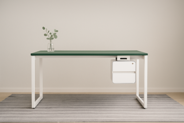 Float 2 Tier Hanging Pedestal Modern Under-desk Storage With Lock